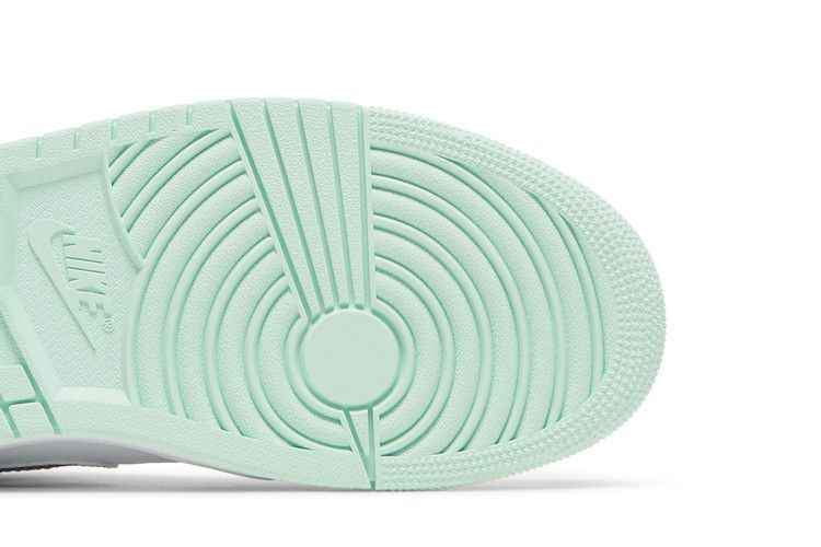 Air Jordan 1 Mid Mystic Navy Mint Foam - Air Jordan Sneaker, Detailansicht 6