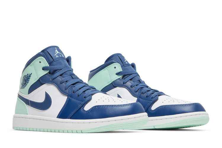 Air Jordan 1 Mid Mystic Navy Mint Foam - Air Jordan Sneaker, Detailansicht 9