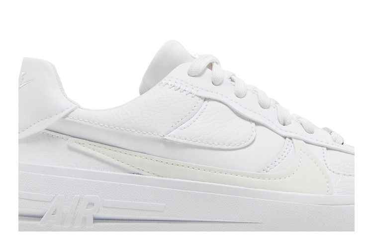Nike Air Force 1 PLT.AF.ORM Triple White - Nike Sneaker, Detailansicht 3