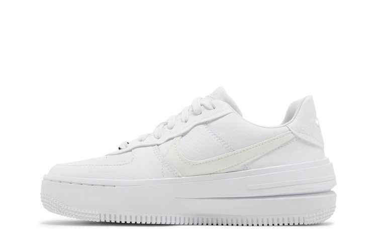 Nike Air Force 1 PLT.AF.ORM Triple White - Nike Sneaker, Detailansicht 4