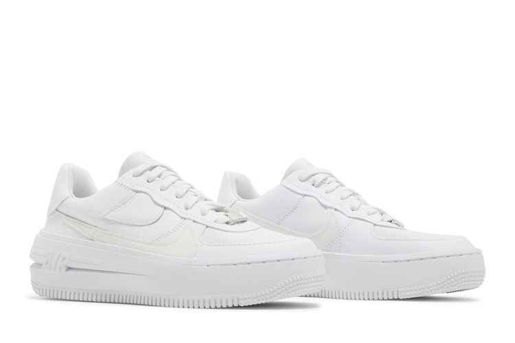 Nike Air Force 1 PLT.AF.ORM Triple White - Nike Sneaker, Detailansicht 9