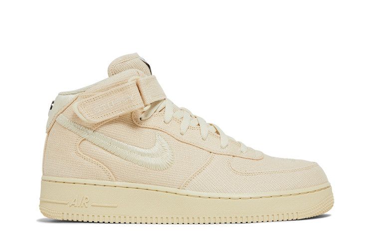 Stussy x Air Force 1 Mid Fossil - Nike Sneaker