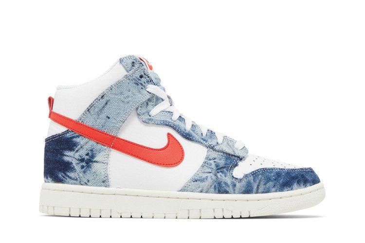 Nike Wmns Dunk High Washed Denim - Nike Sneaker, Detailansicht 3