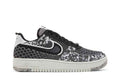 Nike Air Force 1 Low Crater Flyknit Black White Melange - Nike Sneaker, Detailansicht 2