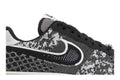 Nike Air Force 1 Low Crater Flyknit Black White Melange - Nike Sneaker, Detailansicht 3