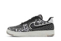 Nike Air Force 1 Low Crater Flyknit Black White Melange - Nike Sneaker, Detailansicht 4