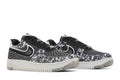 Nike Air Force 1 Low Crater Flyknit Black White Melange - Nike Sneaker, Detailansicht 9