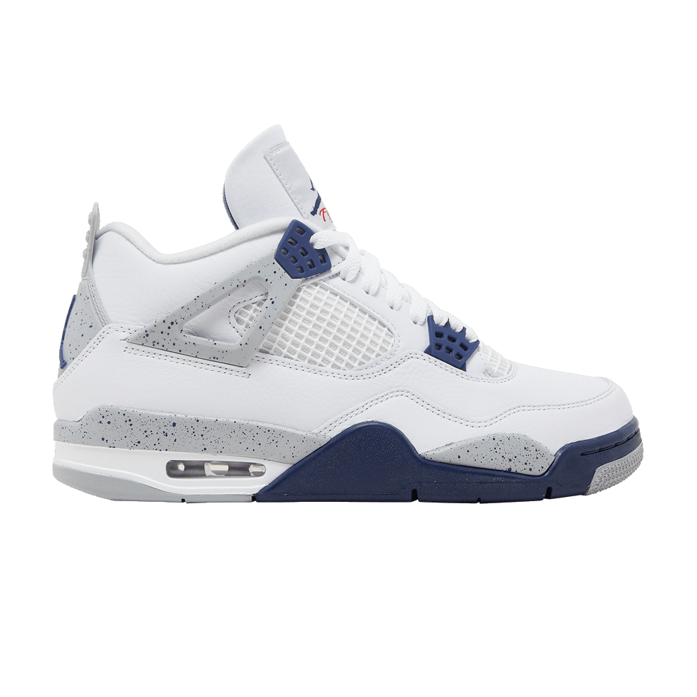 Air Jordan 4 Retro White Midnight Navy - Air Jordan Sneaker