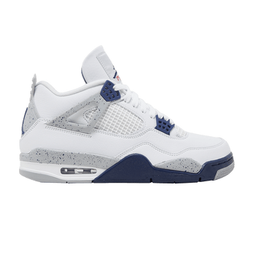 Air Jordan 4 Retro White Midnight Navy - Air Jordan Sneaker