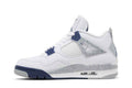 Air Jordan 4 Retro White Midnight Navy - Air Jordan Sneaker, Detailansicht 4