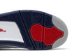 Air Jordan 4 Retro White Midnight Navy - Air Jordan Sneaker, Detailansicht 6