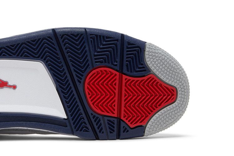 Air Jordan 4 Retro White Midnight Navy - Air Jordan Sneaker, Detailansicht 6