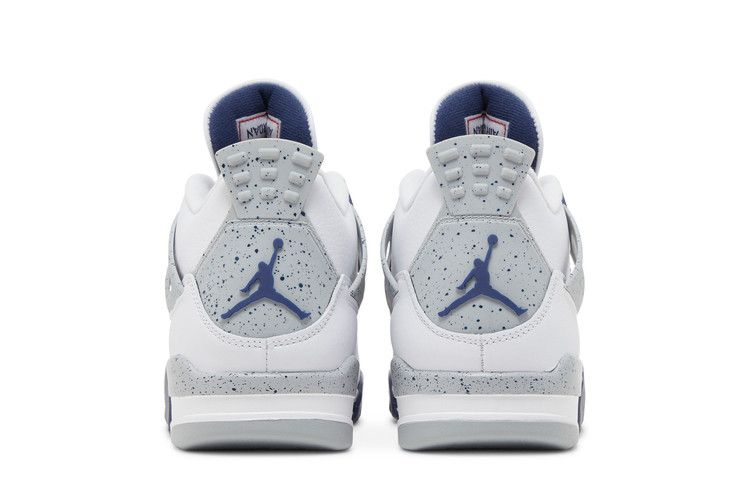 Air Jordan 4 Retro White Midnight Navy - Air Jordan Sneaker, Detailansicht 7