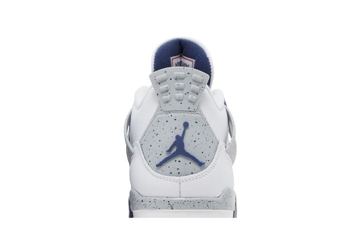 Air Jordan 4 Retro White Midnight Navy - Air Jordan Sneaker, Detailansicht 8