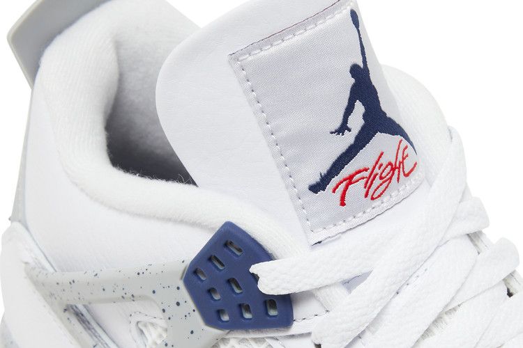 Air Jordan 4 Retro White Midnight Navy - Air Jordan Sneaker, Detailansicht 10