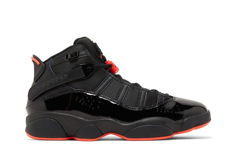Air Jordan 6 Rings Black Infrared - Air Jordan Sneaker, Detailansicht 3