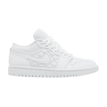 Wmns Air Jordan 1 Low Triple White Quilted - Air Jordan Sneaker, Detailansicht 2