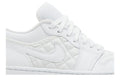 Wmns Air Jordan 1 Low Triple White Quilted - Air Jordan Sneaker, Detailansicht 4