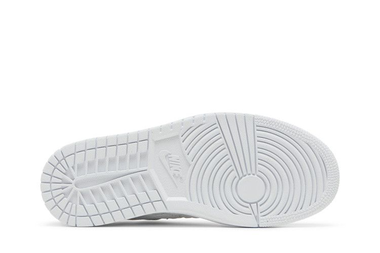 Wmns Air Jordan 1 Low Triple White Quilted - Air Jordan Sneaker, Detailansicht 6