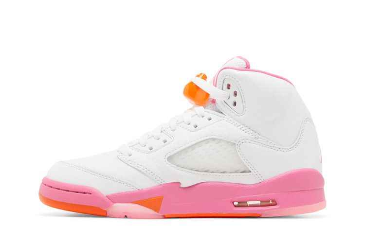 Air Jordan 5 Retro WNBA Pinksicle Safety Orange (GS) - Air Jordan Sneaker, Detailansicht 4