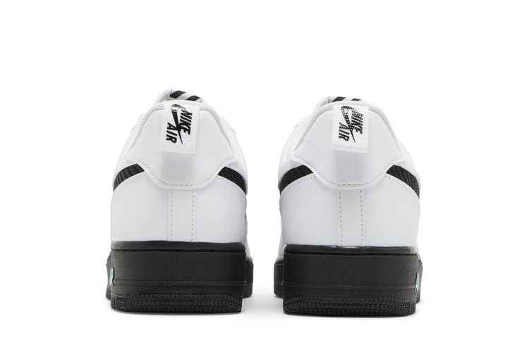 Nike Air Force 1 Low White Black Teal - Nike Sneaker, Detailansicht 7