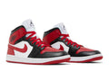 Air Jordan 1 Mid White Bred Toe - Air Jordan Sneaker, Detailansicht 9