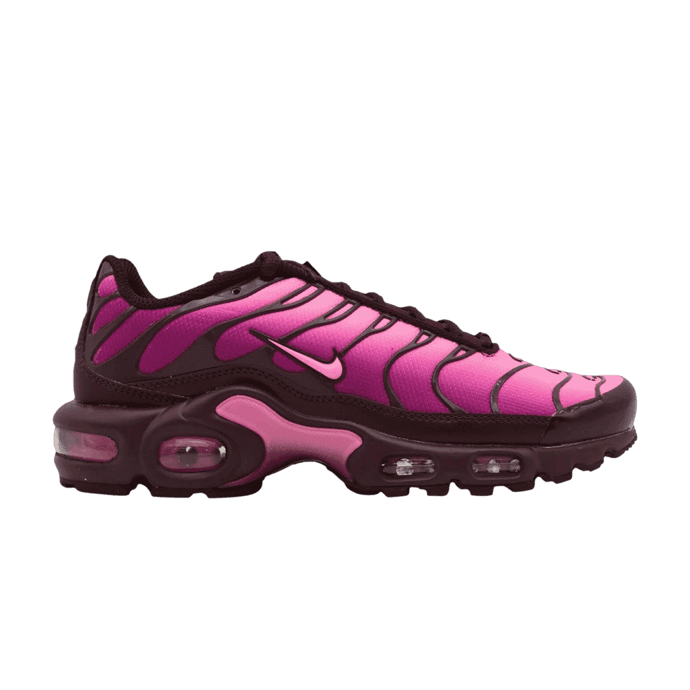 Brooks Nike Wmns Air Max Plus Burgundy Crush Captures Flower Pink Spell - Nike Sneaker