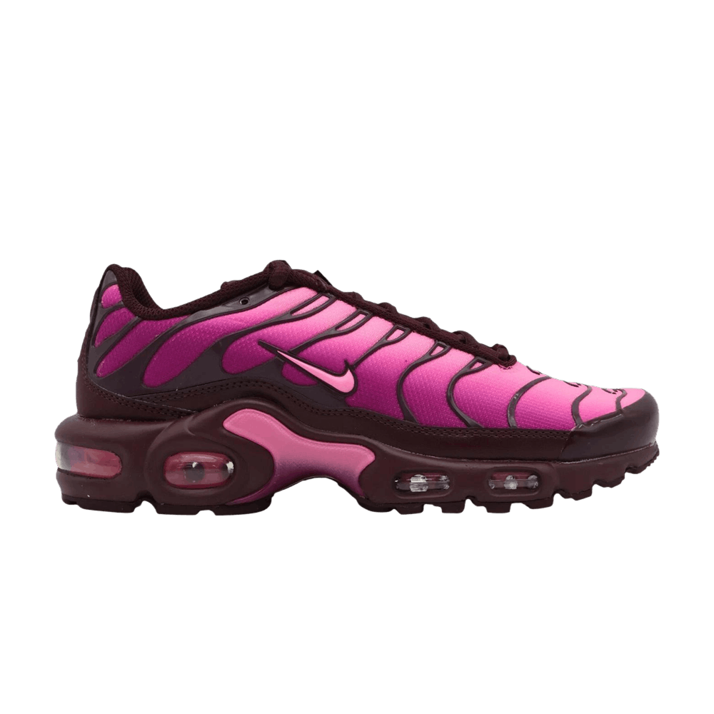 Brooks Nike Wmns Air Max Plus Burgundy Crush Captures Flower Pink Spell - Nike Sneaker