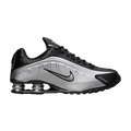 Nike Shox R4 Metallic Silver Black - Nike Sneaker