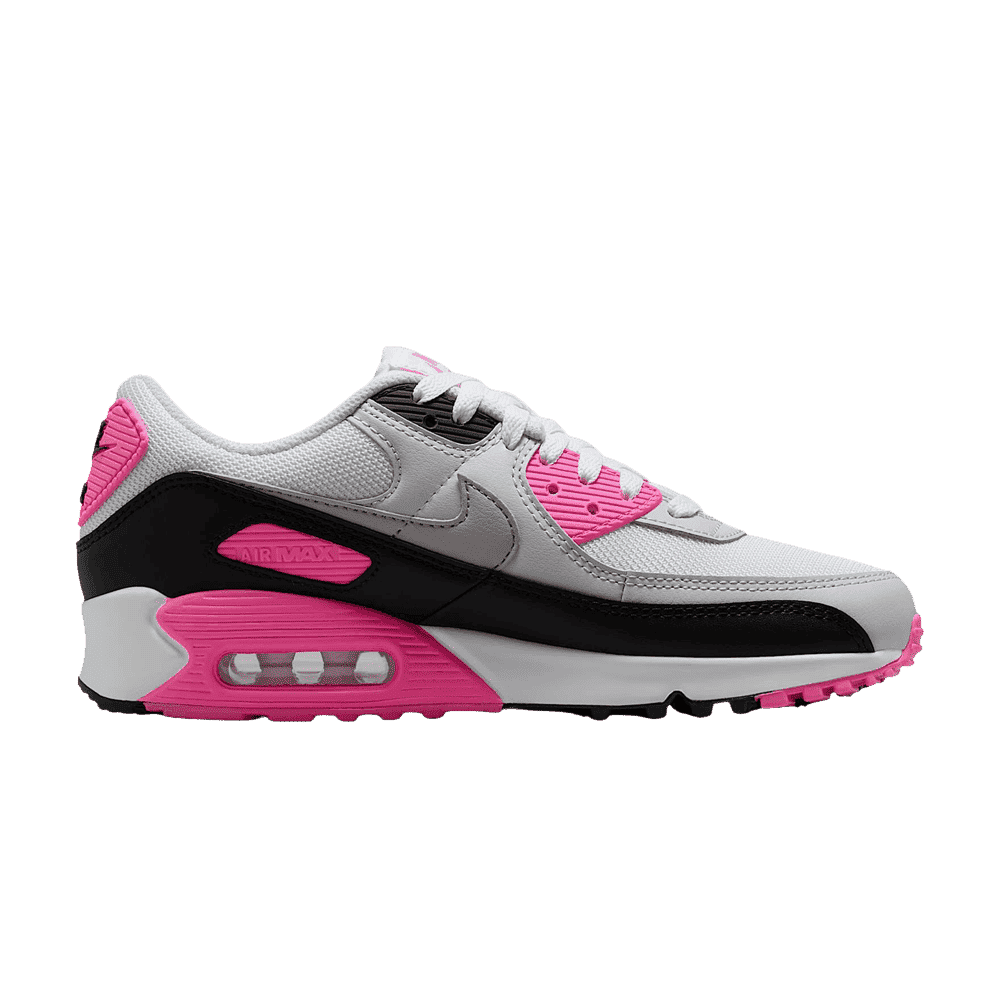Nike Wmns Air Max 90 White Pink Glow Black - Nike Sneaker