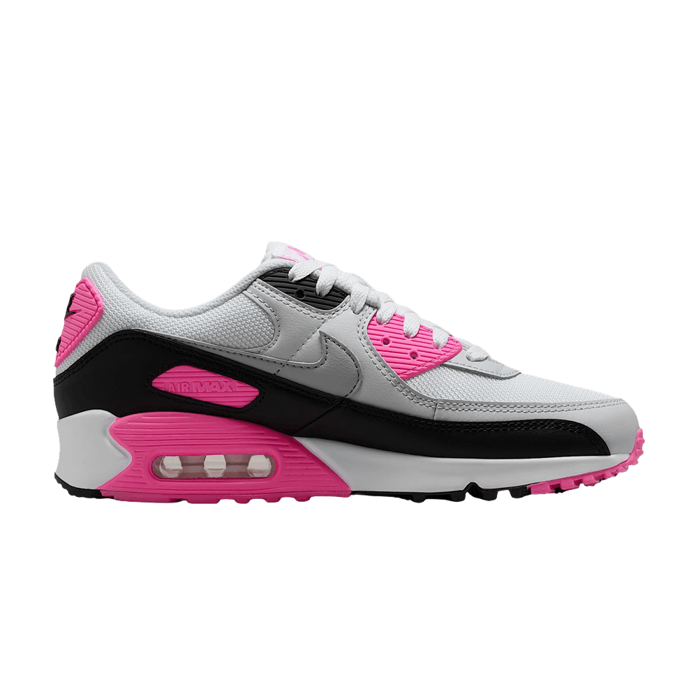Nike Wmns Air Max 90 White Pink Glow Black - Nike Sneaker, Detailansicht 2