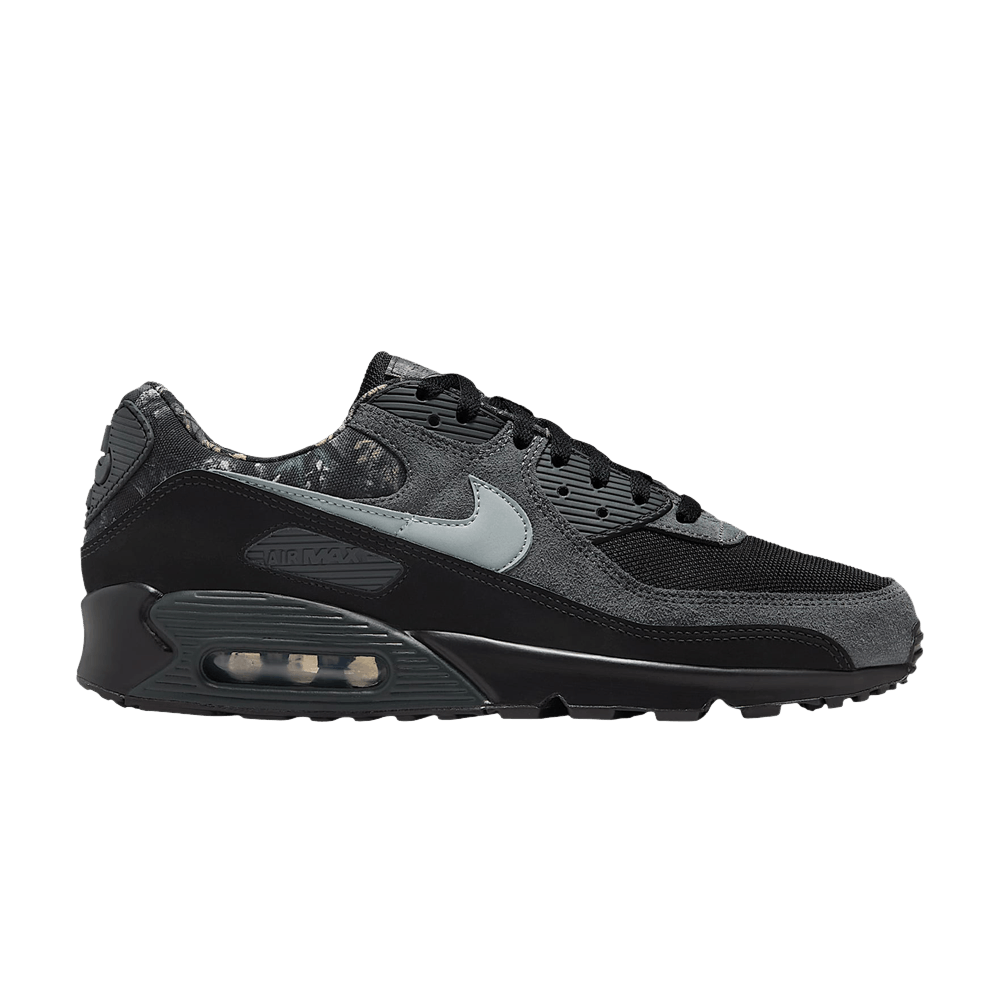 Nike Air Max 90 Black Dark Smoke Grey - Nike Sneaker, Detailansicht 2