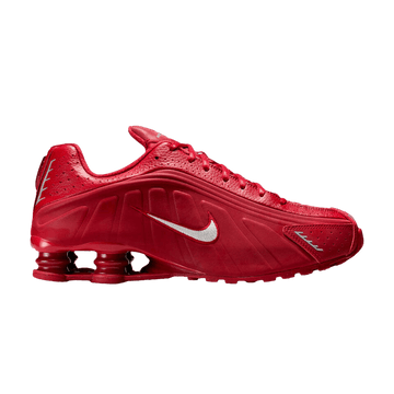 Nike Shox R4 Gym Red Metallic Silver - Nike Sneaker