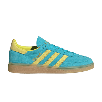 adidas Wmns Handball Spezial Blue Glow Bright Yellow - adidas Sneaker