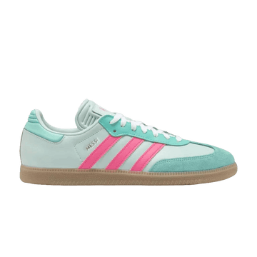 Lionel Messi x adidas Samba J Halo Mint Lucid Pink - adidas Sneaker